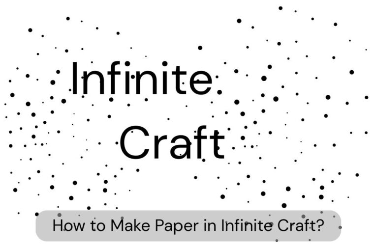 How to make paper in Infinite Craft
